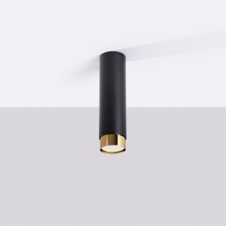 Plafonnier NERO 22,5 noir/doré