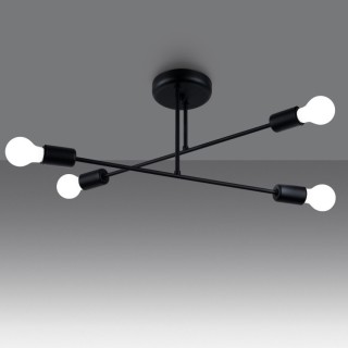 Lustre NORAH 4 noir