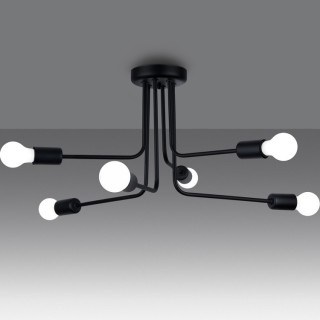 Lustre NORAH 6 noir