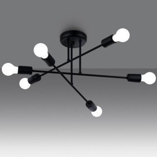 Lustre NORAH 6R noir