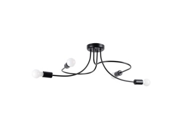 Lustre LEVAR 4 noir