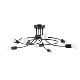 Lustre LEVAR 8 noir