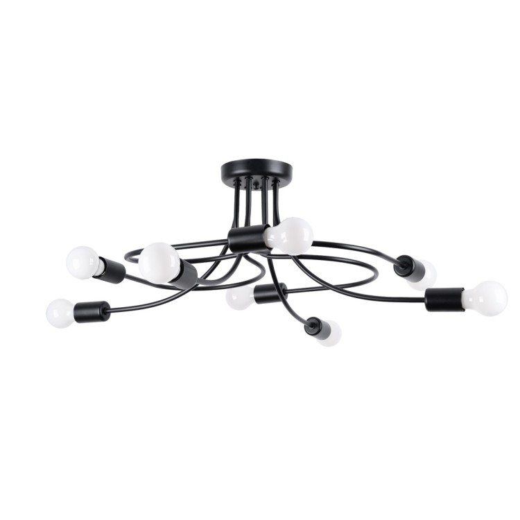 Lustre LEVAR 8 noir