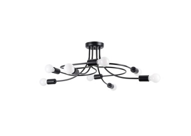 Lustre LEVAR 8 noir