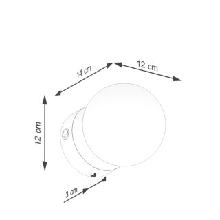 Applique YOLI 1 blanc