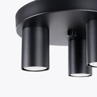 Plafonnier LAGOS 3P noir