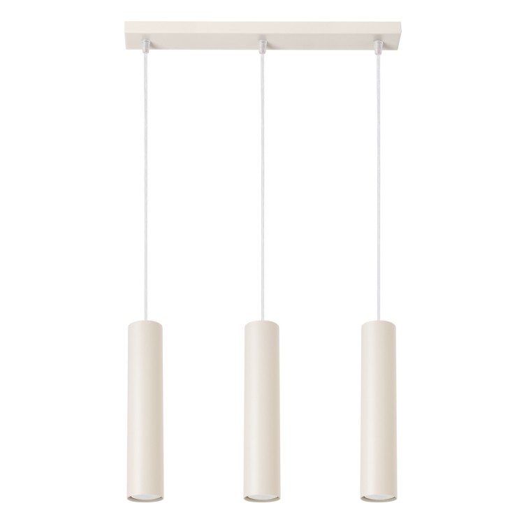 Lampe suspendue LAGOS 3L beige