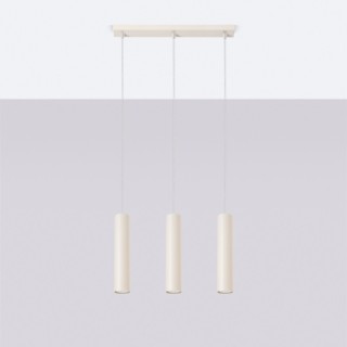 Lampe suspendue LAGOS 3L beige
