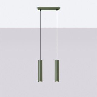 Lampe pendante LAGOS 2 vert olive