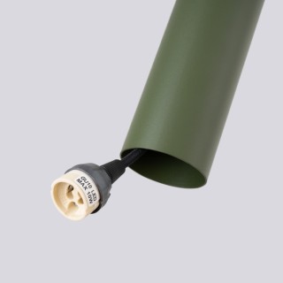 Lampe suspendue LAGOS 3L vert olive