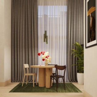 Lampe pendante LAGOS 3P vert olive