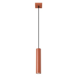 Lampe suspendue LAGOS 1 rouge ocre
