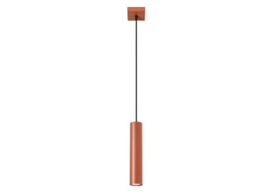 Lampe suspendue LAGOS 1 rouge ocre