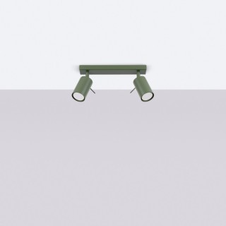 Plafonnier RING 2 vert olive