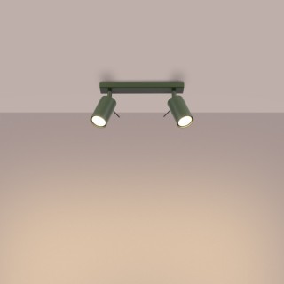 Plafonnier RING 2 vert olive