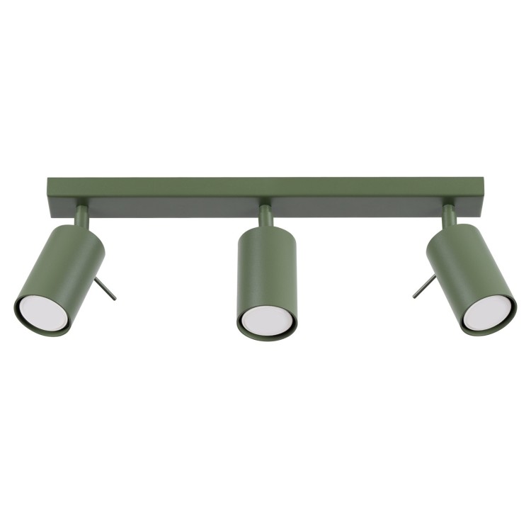 Plafonnier RING 3L vert olive