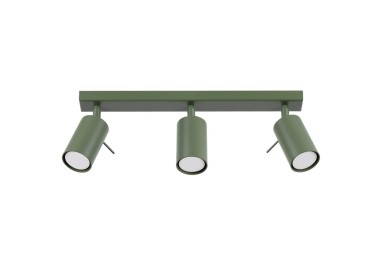 Plafonnier RING 3L vert olive