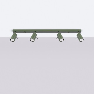 Plafonnier RING 4L vert olive