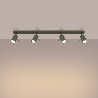 Plafonnier RING 4L vert olive