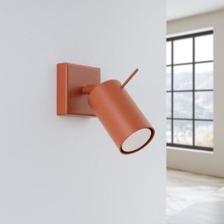 Applique RING rouge ochra