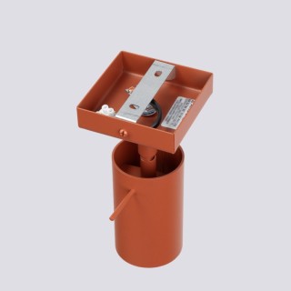 Applique RING rouge ochra