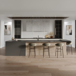 Lampe suspendue PASTELO 2 beige