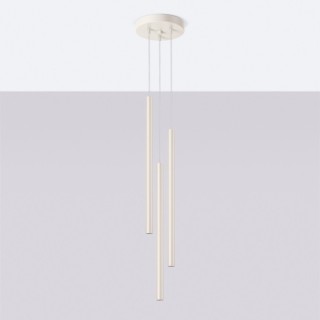 Lampe suspendue PASTELO 3P beige