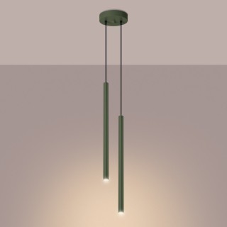 Lampe pendante PASTELO 2 vert olive