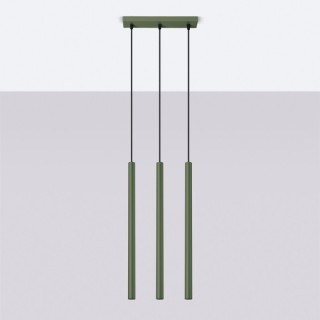 Lampe pendante PASTELO 3 vert olive