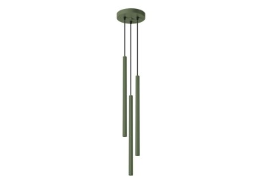 Lampe pendante PASTELO 3P vert olive