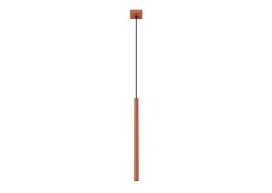 Lampe suspendue PASTELO 1 rouge ocre