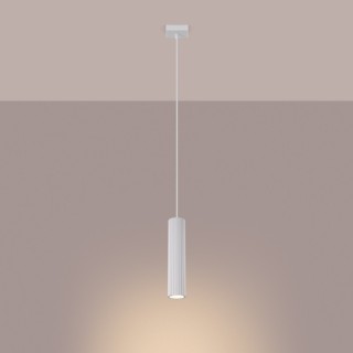 Lampe suspendue KARBON 1 blanc