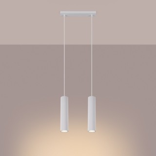 Lampe suspendue KARBON 2 blanc