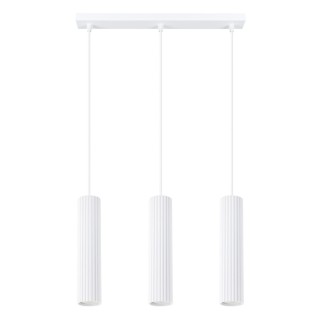 Lampe suspendue KARBON 3L blanc