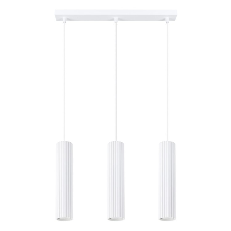 Lampe suspendue KARBON 3L blanc