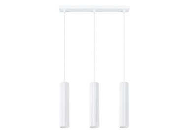 Lampe suspendue KARBON 3L blanc