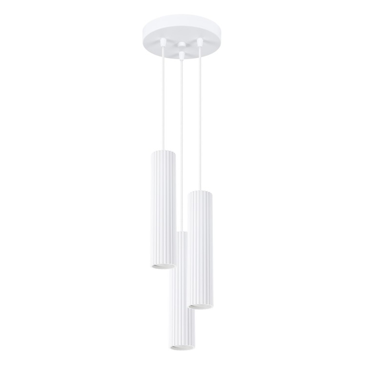 Lampe suspendue KARBON 3P blanc
