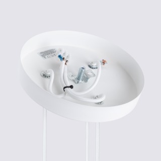 Lampe suspendue KARBON 3P blanc