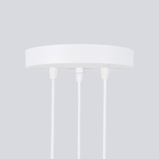 Lampe suspendue KARBON 3P blanc