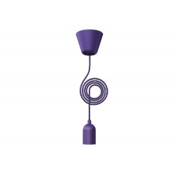 Suspension FUNK cordon Violet E27 60W 230V hauteur totale 2,50m Nordlux ref 75470007