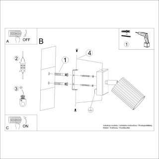 Applique KARBON blanc