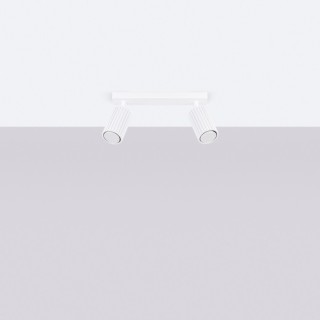 Plafonnier KARBON 2 blanc