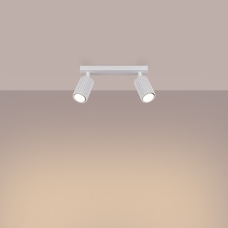 Plafonnier KARBON 2 blanc