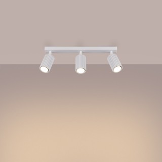 Plafonnier KARBON 3L blanc