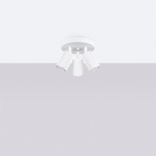 Plafonnier KARBON 3P blanc
