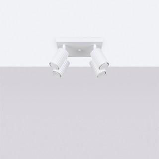 Plafonnier KARBON 4 blanc