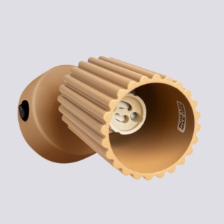 Applique KARBON or avec interrupteur