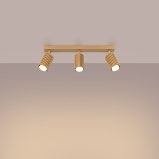 Plafonnier KARBON 3L or