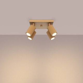 Plafonnier KARBON 4 or