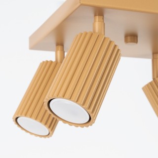 Plafonnier KARBON 4 or